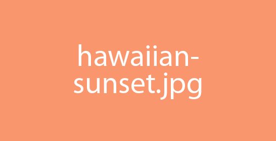 Hawaiian Vacation Sunset